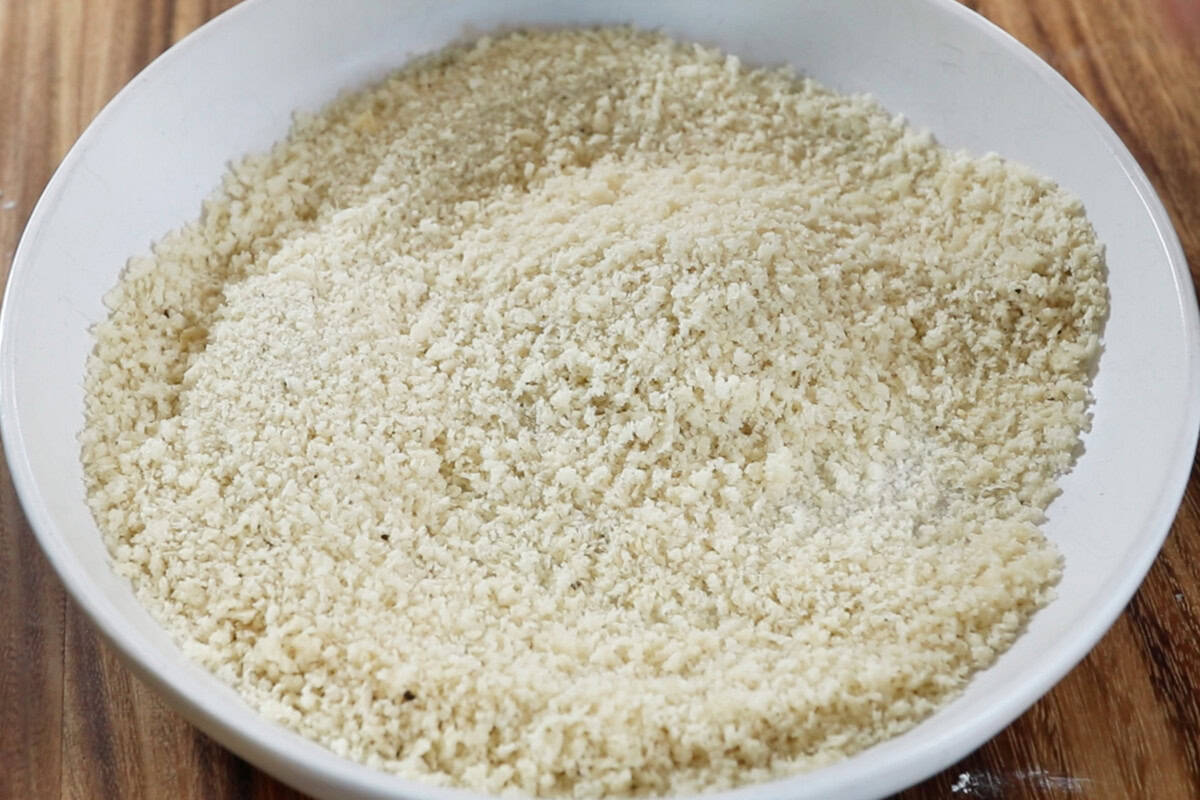mixed panko breadcrumb mixture